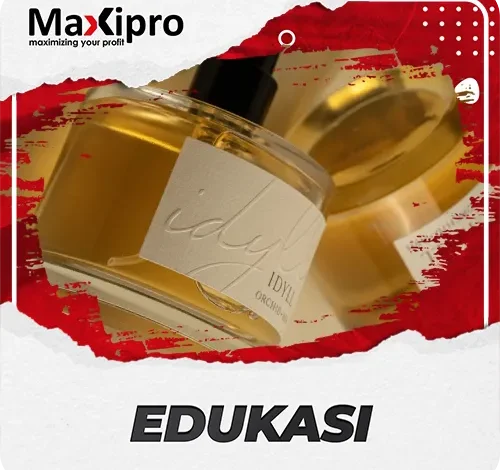 7 Contoh desain stiker parfum: elegan, sederhana, estetika