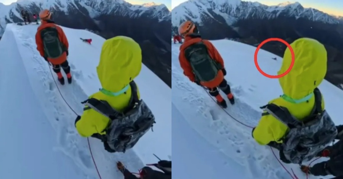 Pendaki mati jatuh dari gunung saat mencoba mengambil foto