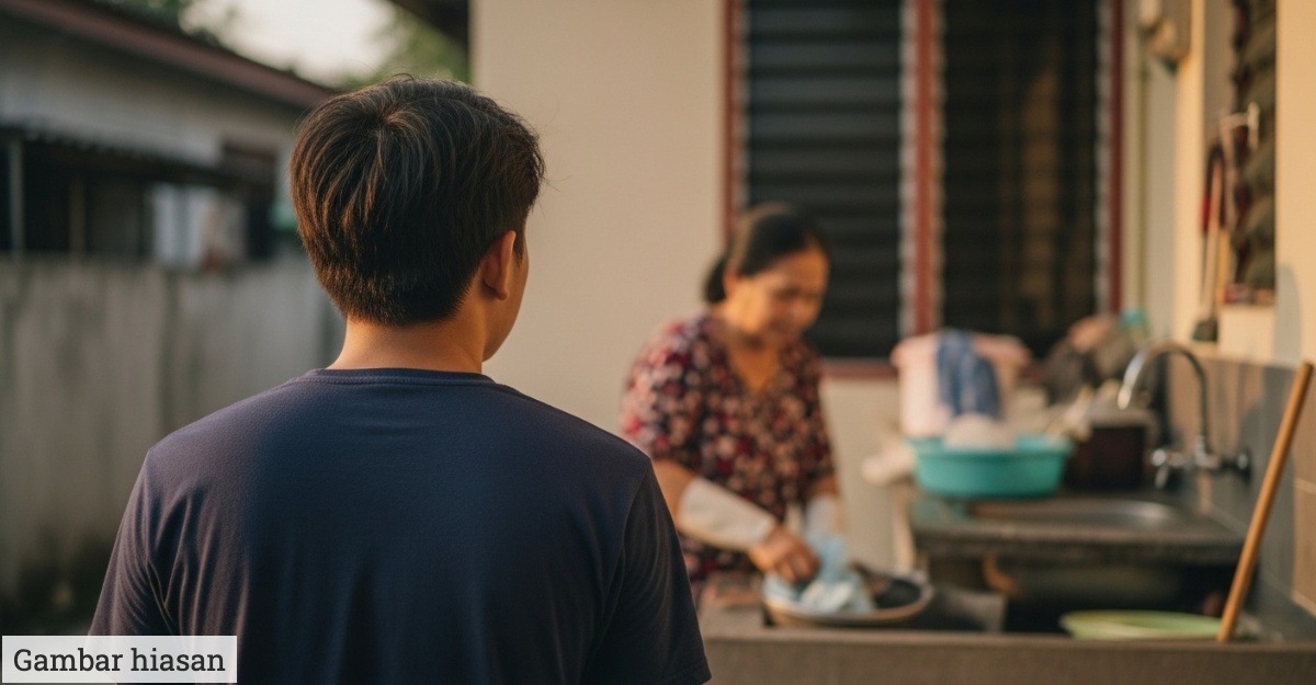 Tak tega melihat Ibu lelah bekerja sendirian, apa yang dilakukan anak ini setelah itu sungguh ‘menjadi’