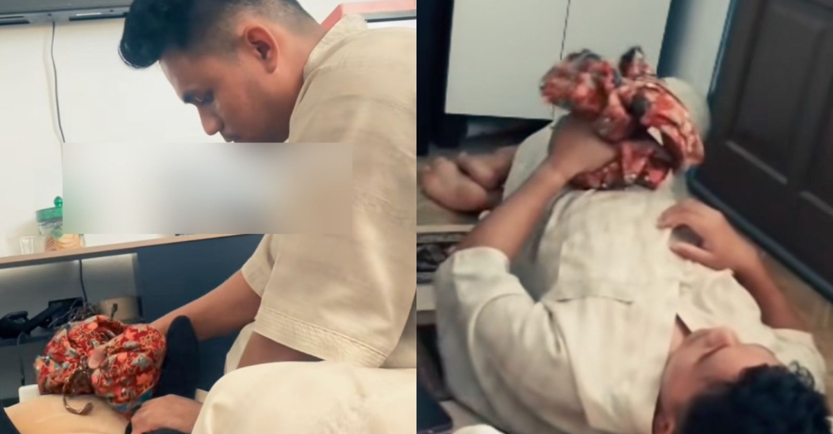 Lebih dari sesendok kuah, kelakuan suami yang menjaga istri tak cukup menghibur banyak orang