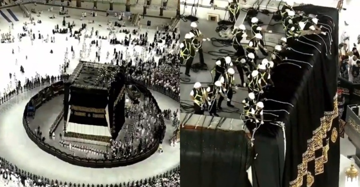 Kiswah Ka’bah Berubah Baru, Beruntung Jamaah Bisa Bersaksi di Depan Mata