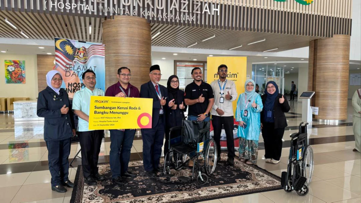 Maxim Malaysia & APAD Serah Sumbangan Peralatan kepada Hospital Tunku Azizah Menerusi Inisiatif CSR Bersama